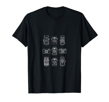 Cameras Photographer Photography T-Shirt - Novelty Apparel for Adults - T-Shirt, Sweatshirt, Hoodie