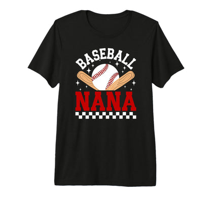 Baseball Nana Baseball Player Nana T-Shirt - Custom Art Print Men Women - T-Shirt, Sweatshirt, Hoodie