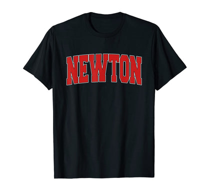 Newton Nj New Jersey Varsity Usa Sports T-Shirt - Trendy Graphic for Adults - T-Shirt, Sweatshirt, Hoodie