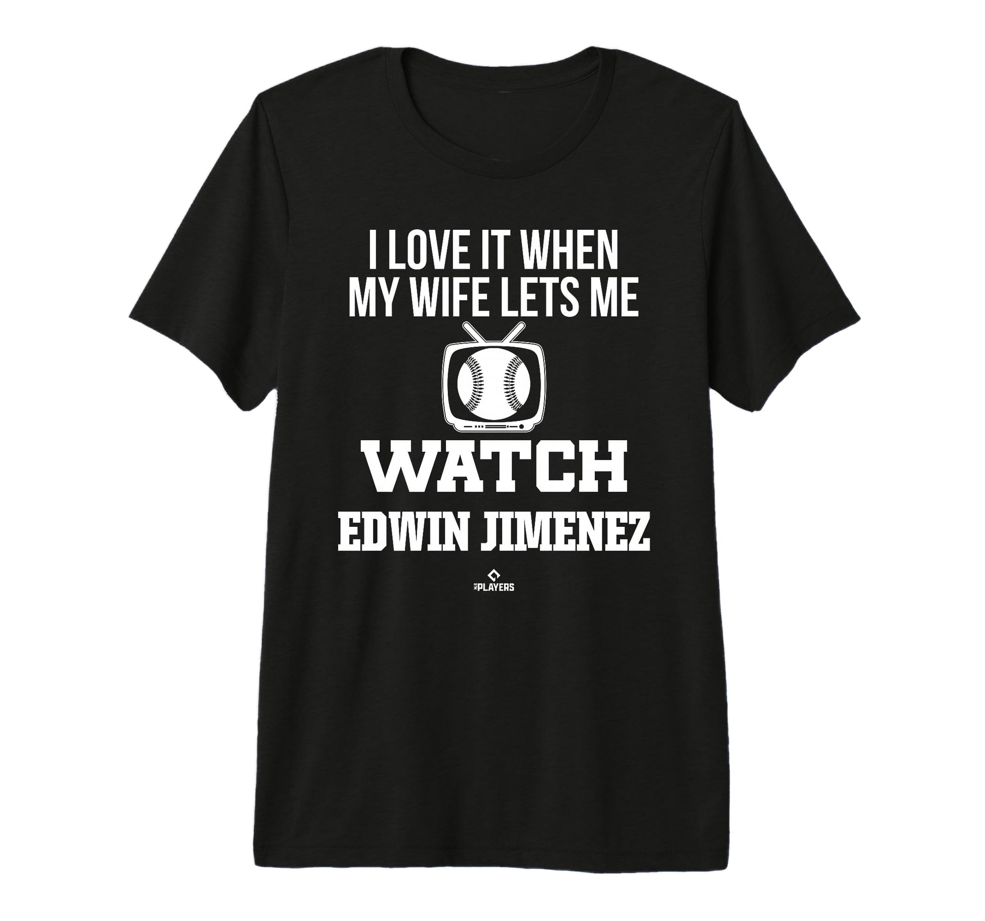My Wife Lets Me Watch Edwin Jimenez T-Shirt - Minimalist Print for Adults - T-Shirt, Sweatshirt, Hoodie