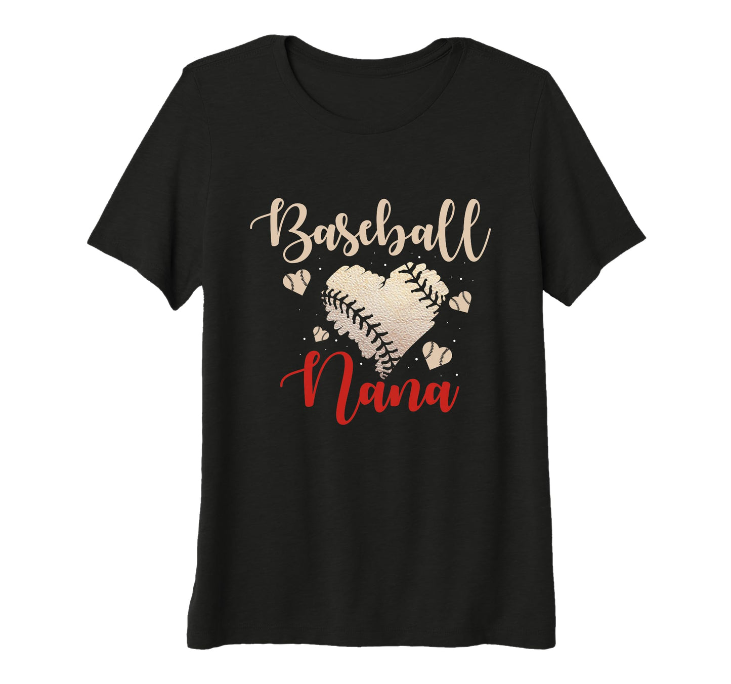 Womens Baseball Nana Baseball T-Shirt - Casual Everyday Wear for Adults - T-Shirt, Sweatshirt, Hoodie