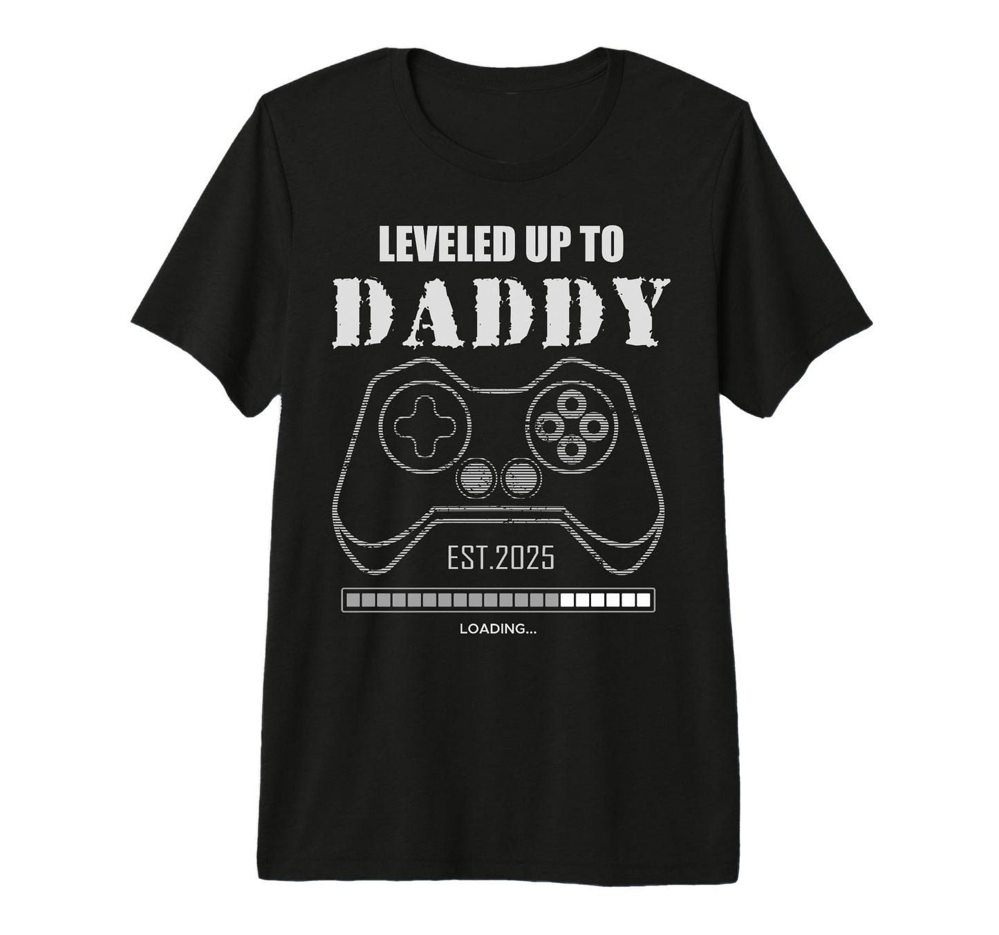 Leveled Up To Daddy Est 2025 Level T-Shirt - Aesthetic Graphic Men Women - T-Shirt, Sweatshirt, Hoodie