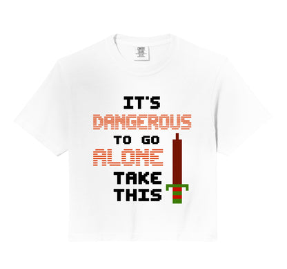 Its Dangerous To Go Alone Take This Hoodie - Aesthetic Graphic for Adults - T-Shirt, Sweatshirt, Hoodie