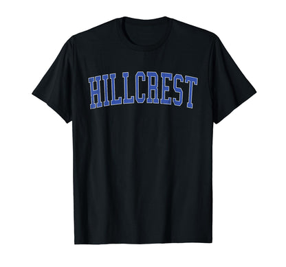 Hillcrest Ca Distressed Blue T-Shirt - Casual Everyday Wear for Adults - T-Shirt, Sweatshirt, Hoodie