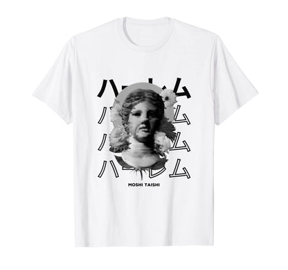Vaporwave Statue Aesthetic Art Glitch T-Shirt - Unique Graphic Men Women - T-Shirt, Sweatshirt, Hoodie