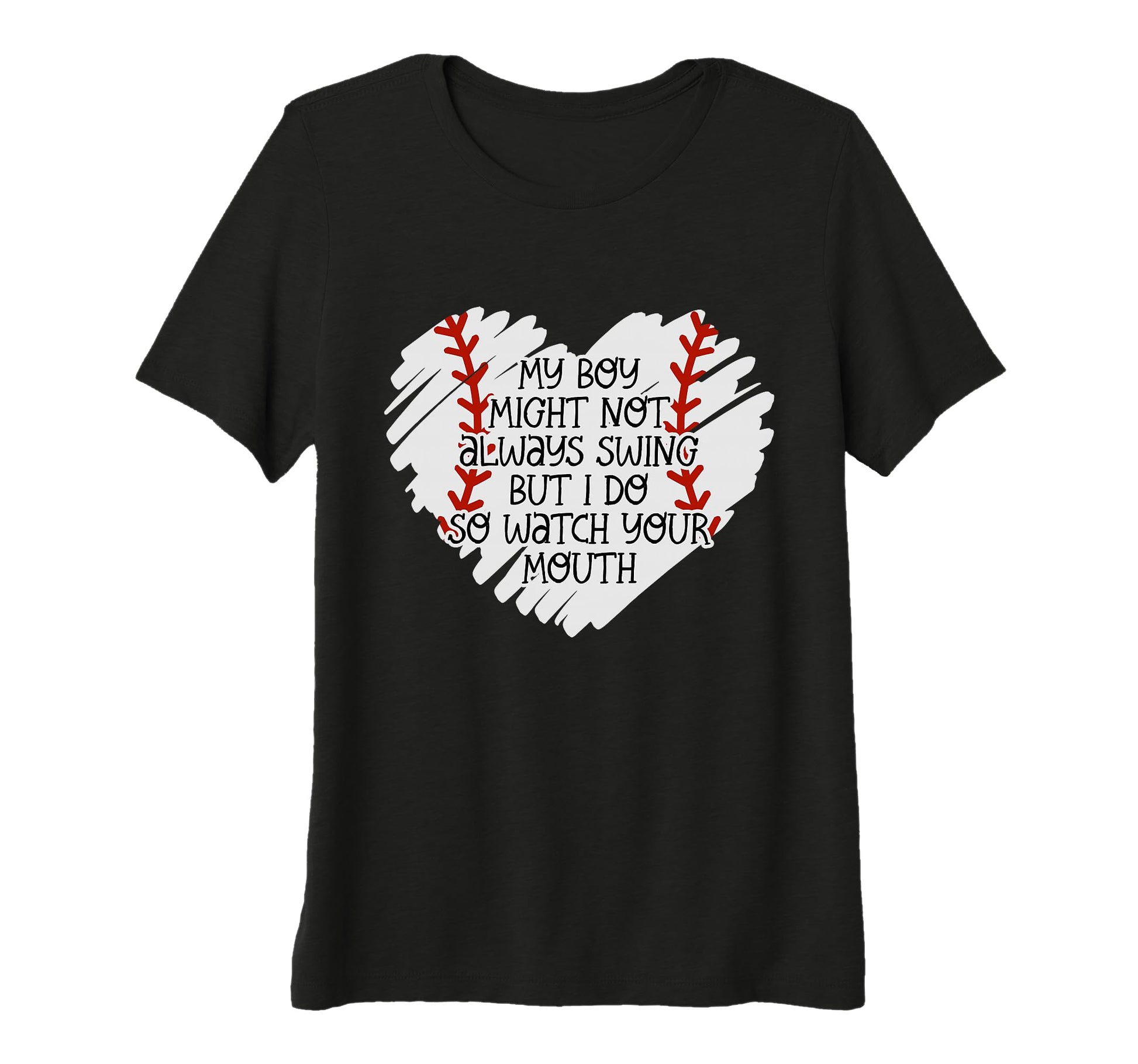 Womens Baseball Outfit Moms My Might T-Shirt - Minimalist Print Men Women - T-Shirt, Sweatshirt, Hoodie