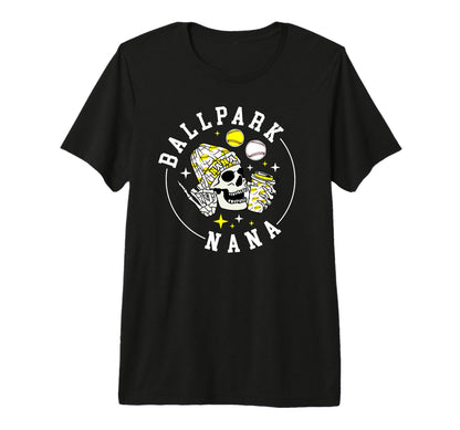 Ballpark Nana Baseball Softball Nana T-Shirt - Unique Graphic Unisex - T-Shirt, Sweatshirt, Hoodie