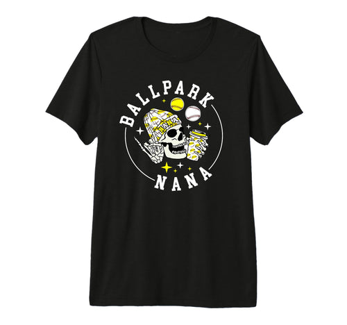 Ballpark Nana Baseball Softball Nana T-Shirt - Unique Graphic Unisex - T-Shirt, Sweatshirt, Hoodie
