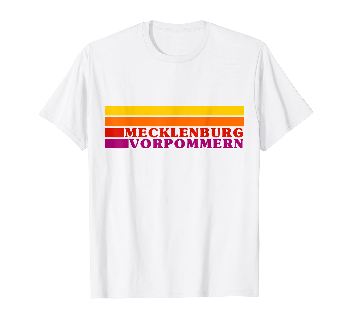 Mecklenburg Vorpommern 70S T-Shirt - Casual Everyday Wear for Adults - T-Shirt, Sweatshirt, Hoodie