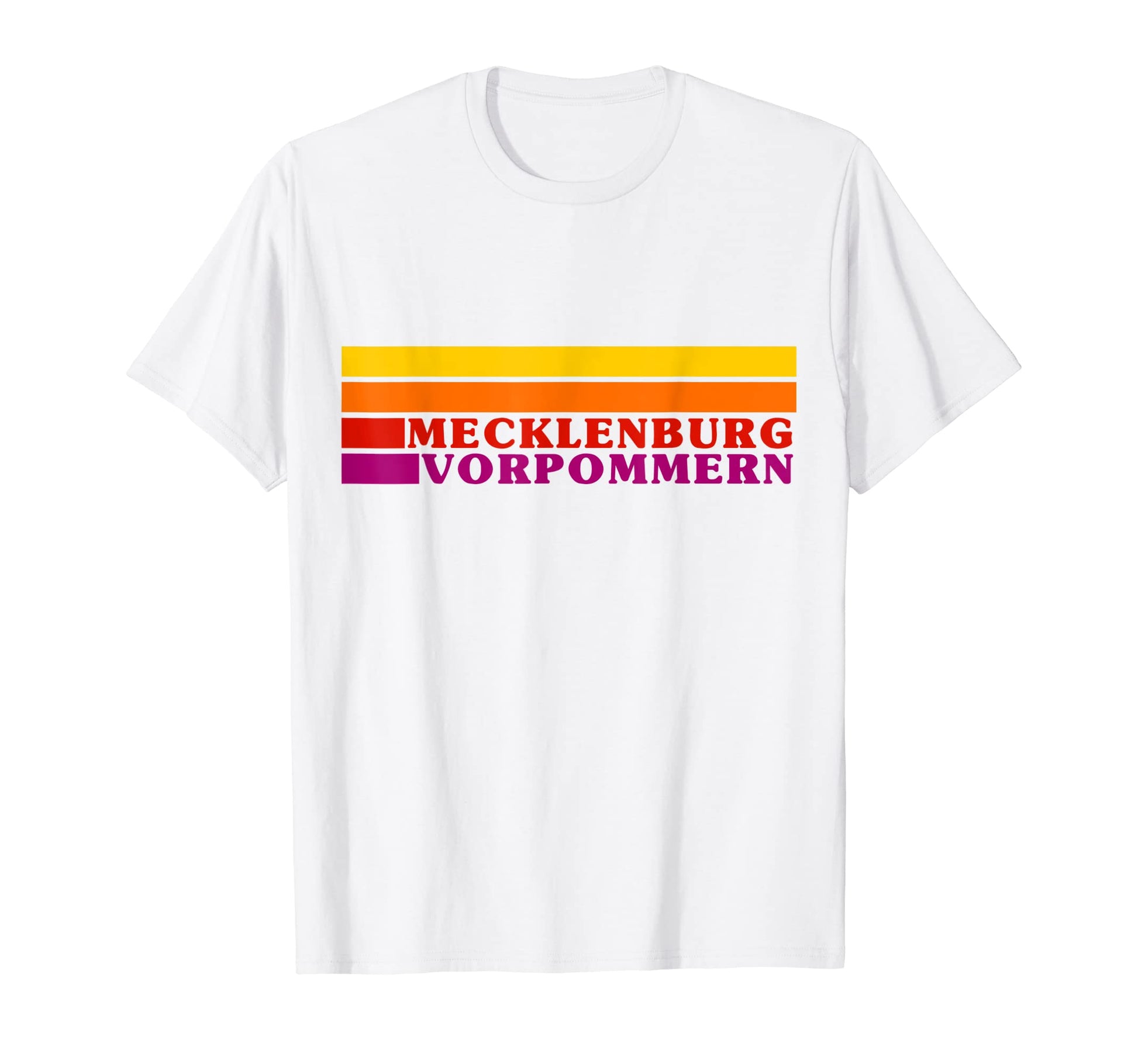 Mecklenburg Vorpommern 70S T-Shirt - Casual Everyday Wear for Adults - T-Shirt, Sweatshirt, Hoodie