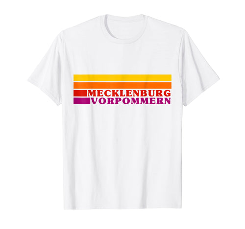 Mecklenburg Vorpommern 70S T-Shirt - Casual Everyday Wear for Adults - T-Shirt, Sweatshirt, Hoodie