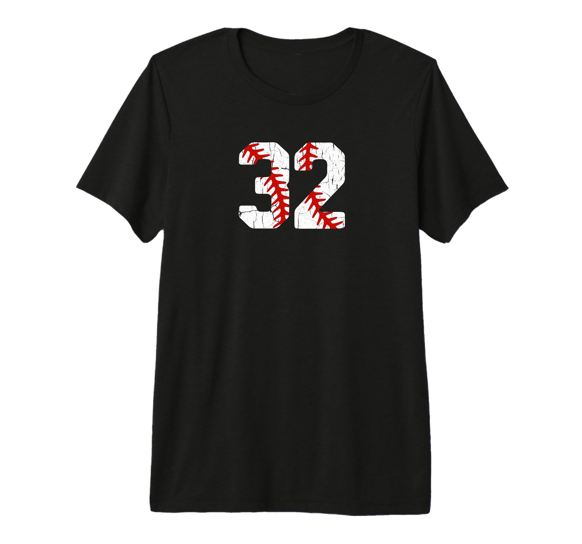 Baseball Player Jersey Number 32 32 T-Shirt - Custom Art Print Unisex - T-Shirt, Sweatshirt, Hoodie