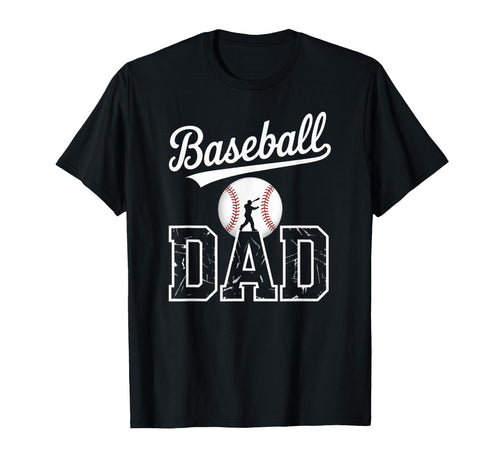 Baseball Dad Funny Sport Father Outfit T-Shirt - Graphic Print Men Women - T-Shirt, Sweatshirt, Hoodie