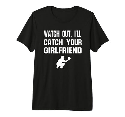 Catcher Baseball Funny Sports Defense T-Shirt - Graphic Print for Adults - T-Shirt, Sweatshirt, Hoodie