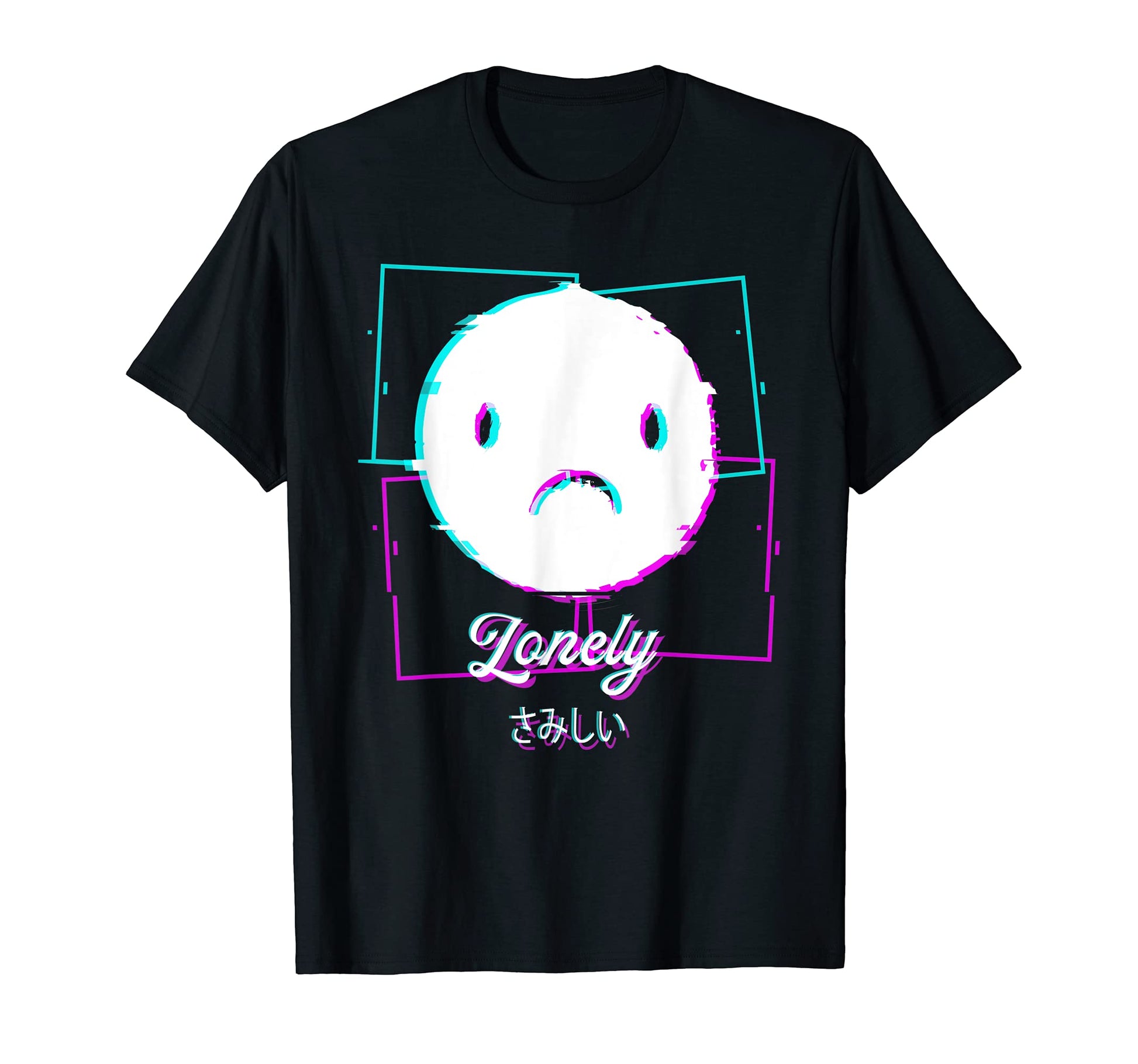 Lonely Aesthetic Vaporwave Japan T-Shirt - Minimalist Print Unisex - T-Shirt, Sweatshirt, Hoodie
