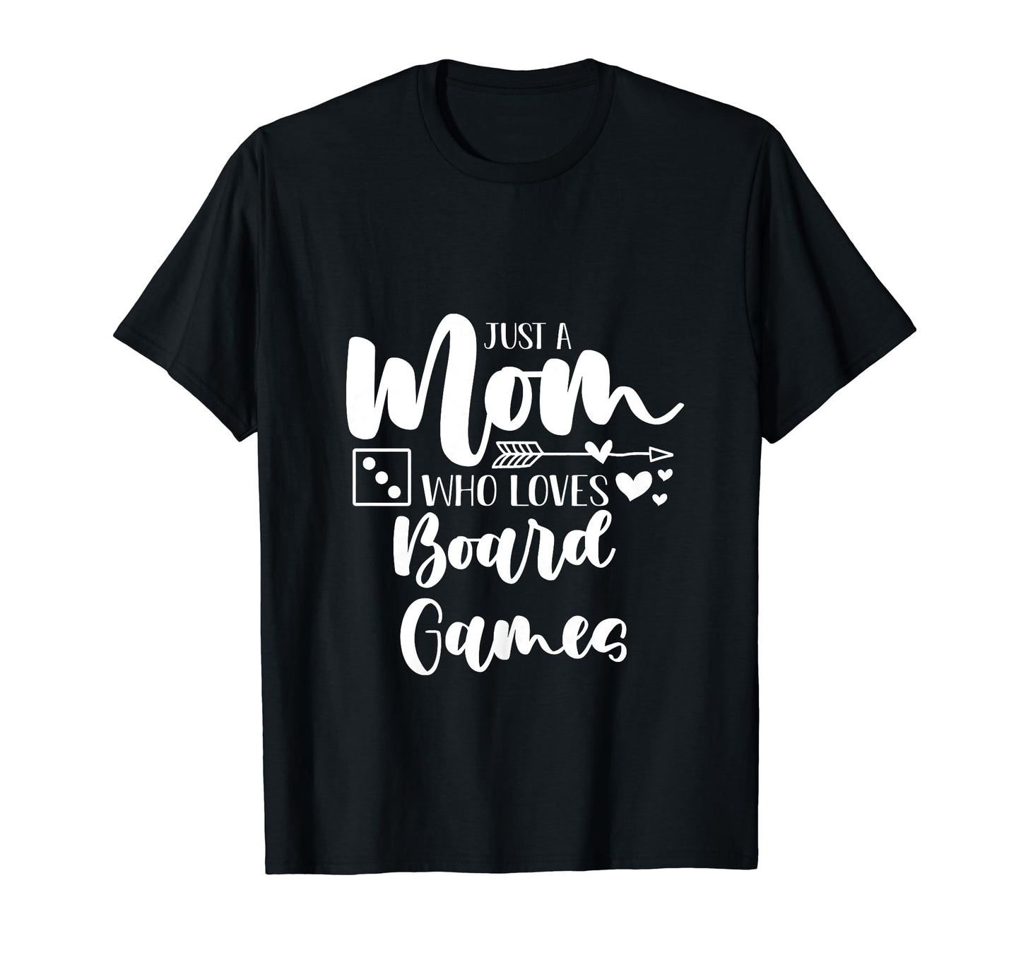 Just Mom Who Loves Board Games Funny T-Shirt - Minimalist Print for Adults - T-Shirt, Sweatshirt, Hoodie