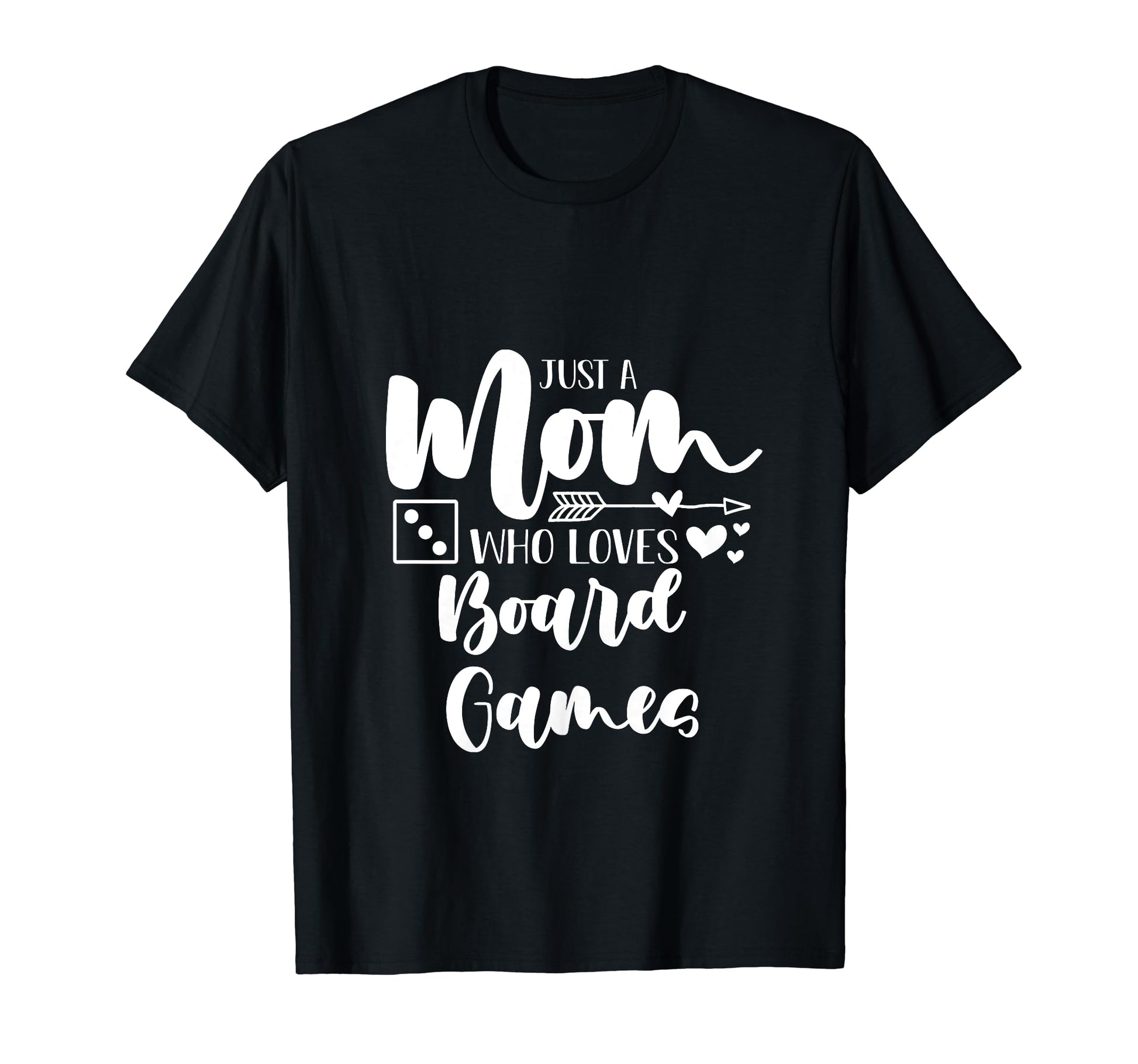 Just Mom Who Loves Board Games Funny T-Shirt - Minimalist Print for Adults - T-Shirt, Sweatshirt, Hoodie