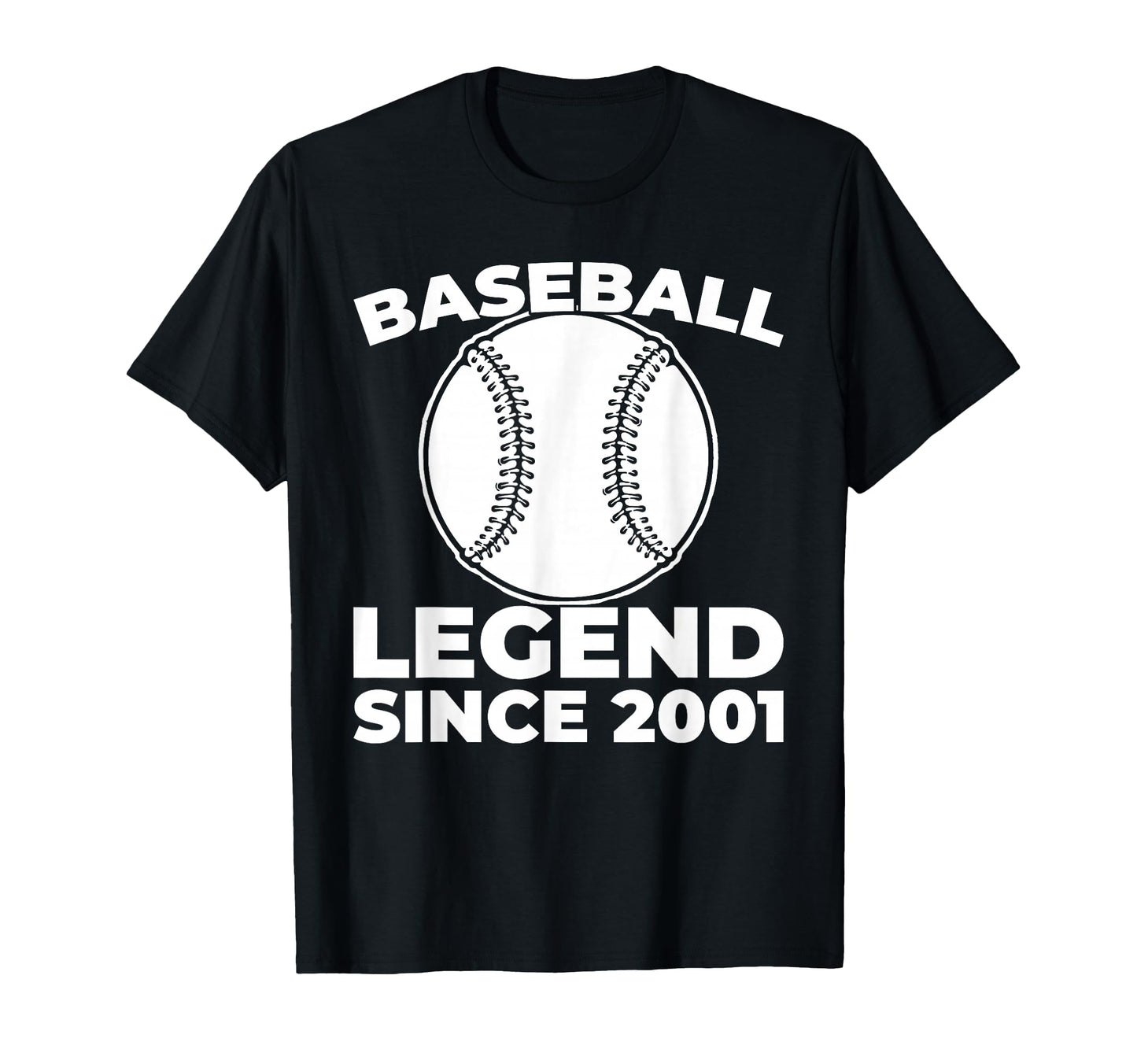 Born 2001 Baseball Team Sport Player T-Shirt - Minimalist Print for Adults - T-Shirt, Sweatshirt, Hoodie