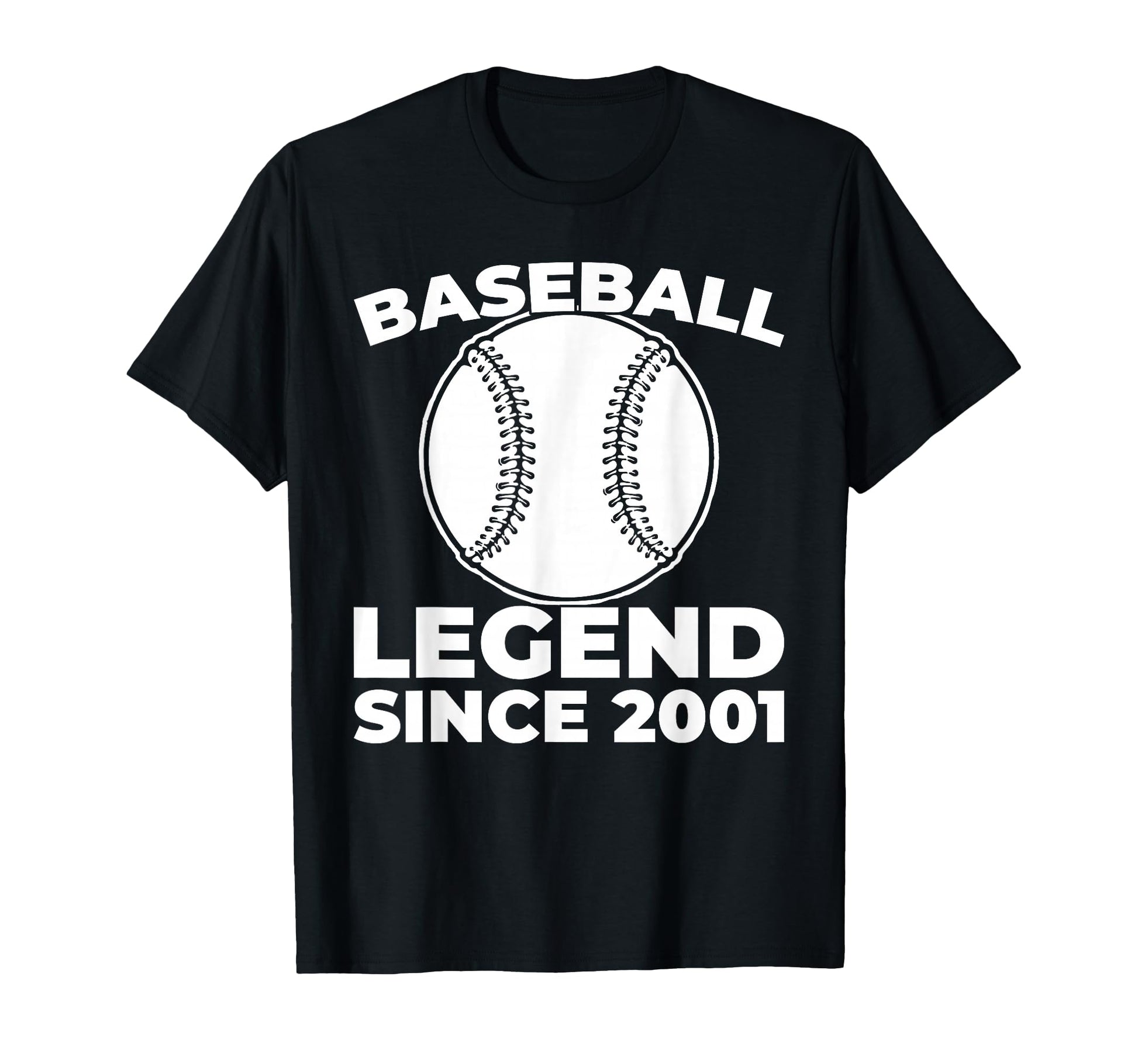 Born 2001 Baseball Team Sport Player T-Shirt - Minimalist Print for Adults - T-Shirt, Sweatshirt, Hoodie