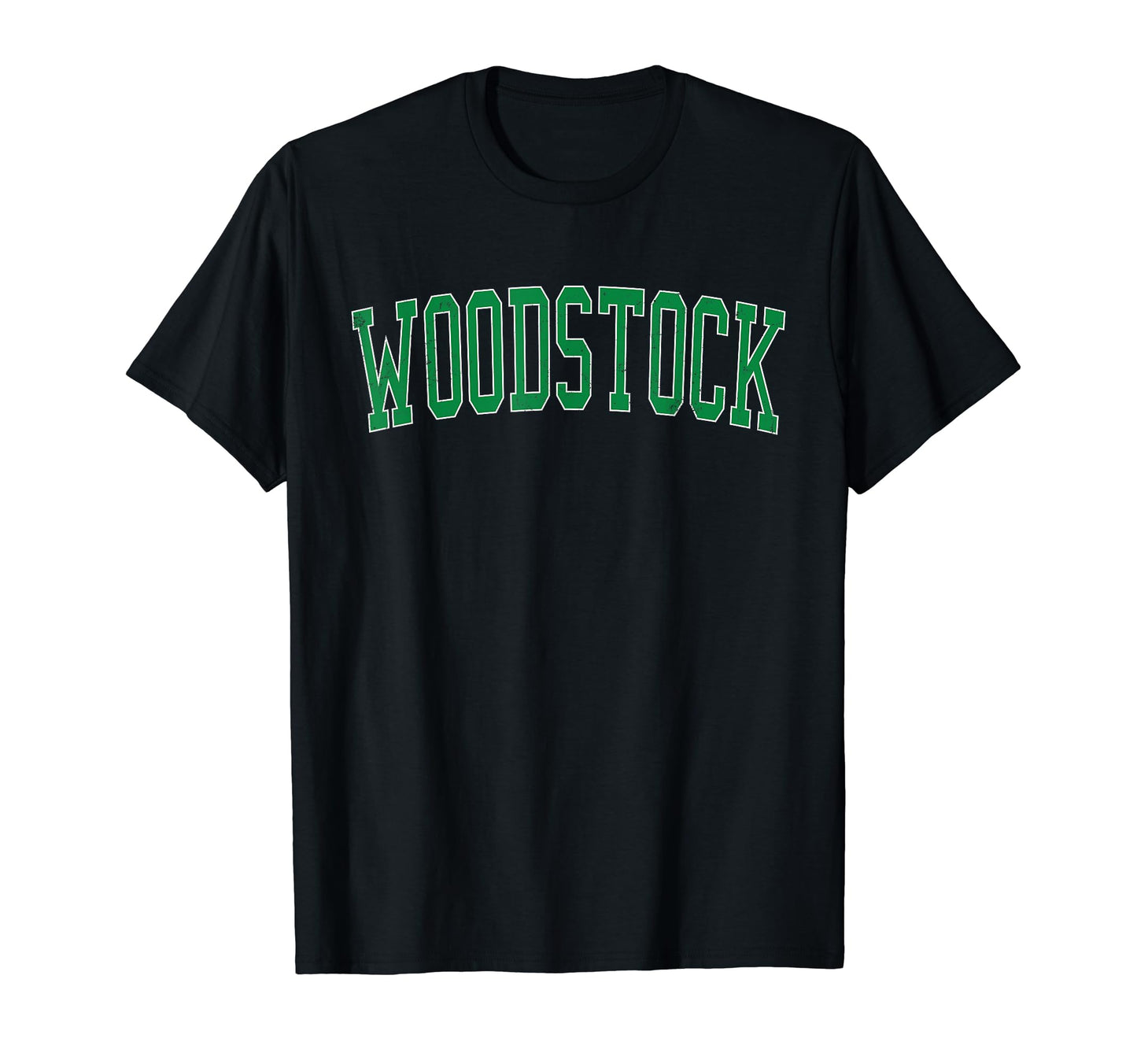 Woodstock Il Distressed Green T-Shirt - Fun Novelty Design for Adults - T-Shirt, Sweatshirt, Hoodie