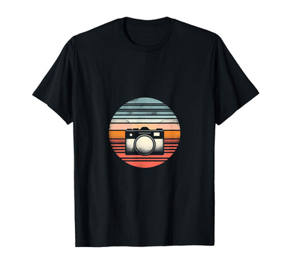 Camera Sunset T-Shirt - Novelty Apparel for Adults - T-Shirt, Sweatshirt, Hoodie