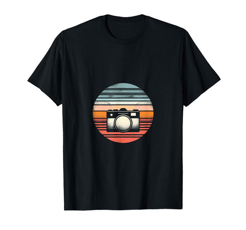 Camera Sunset T-Shirt - Novelty Apparel for Adults - T-Shirt, Sweatshirt, Hoodie