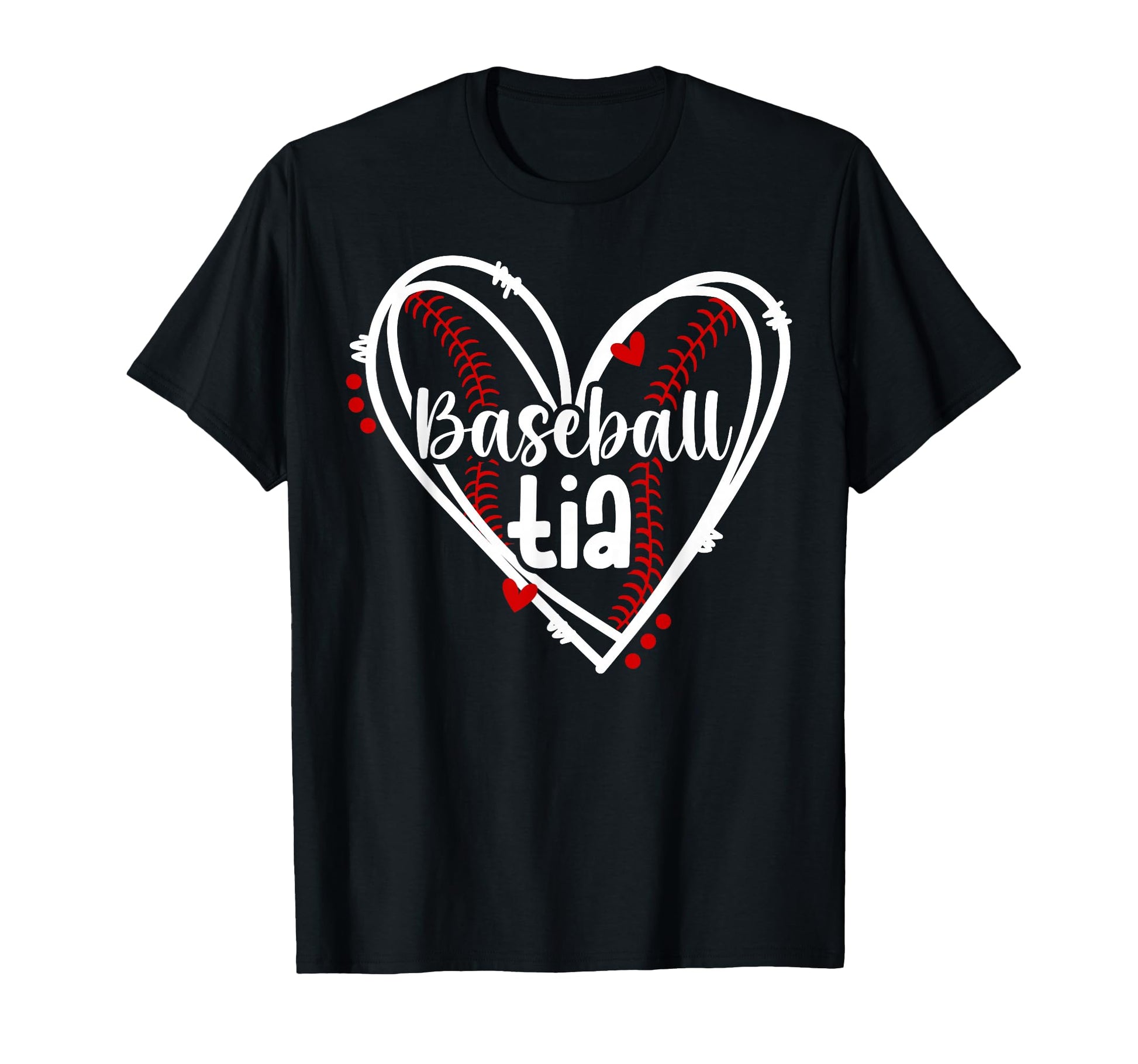 Baseball Tia Heart Tia Baseball T-Shirt - Minimalist Print for Adults - T-Shirt, Sweatshirt, Hoodie