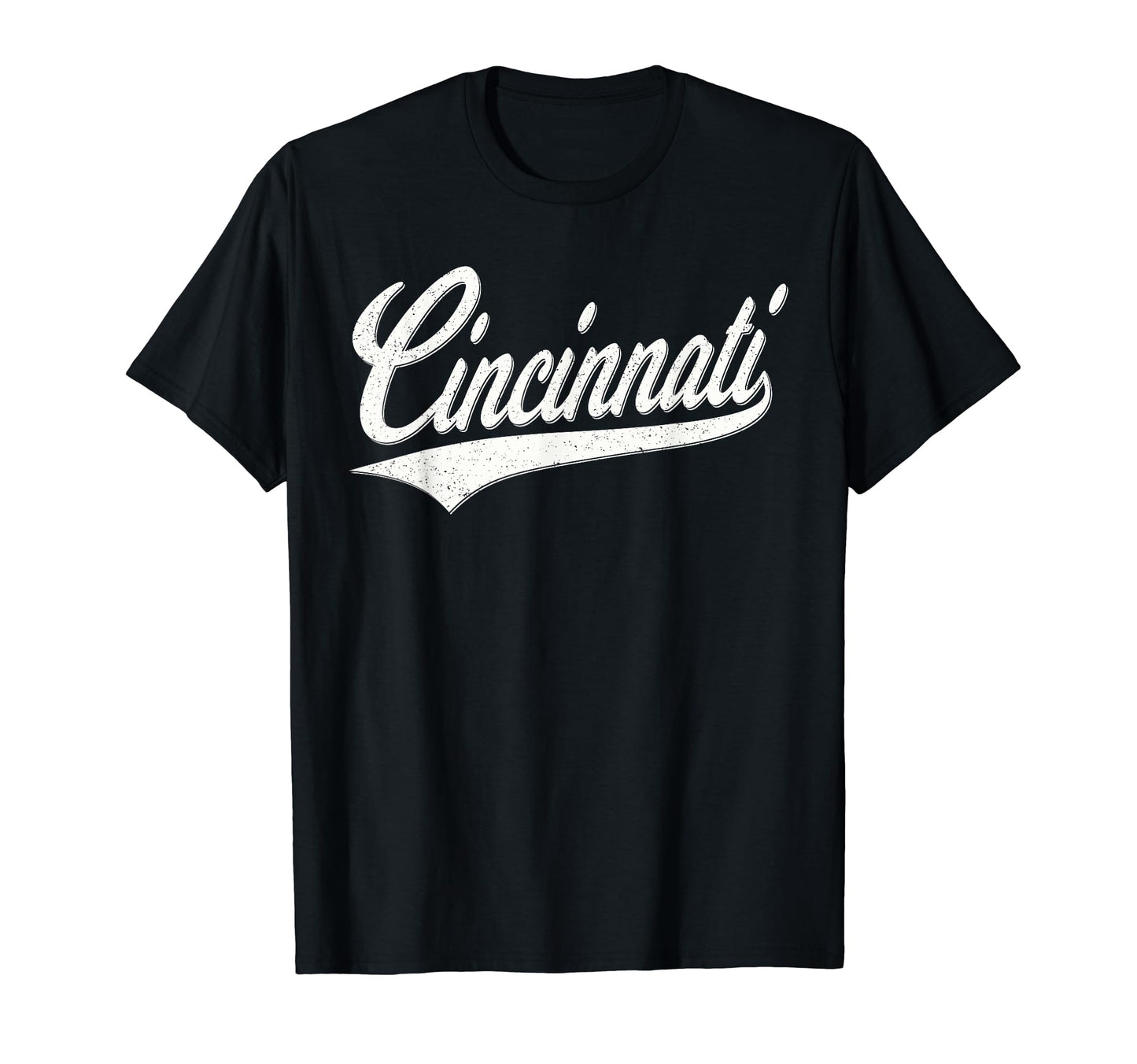 Cincinnati Ohio Varsity Script Sports T-Shirt - Unique Graphic Unisex - T-Shirt, Sweatshirt, Hoodie
