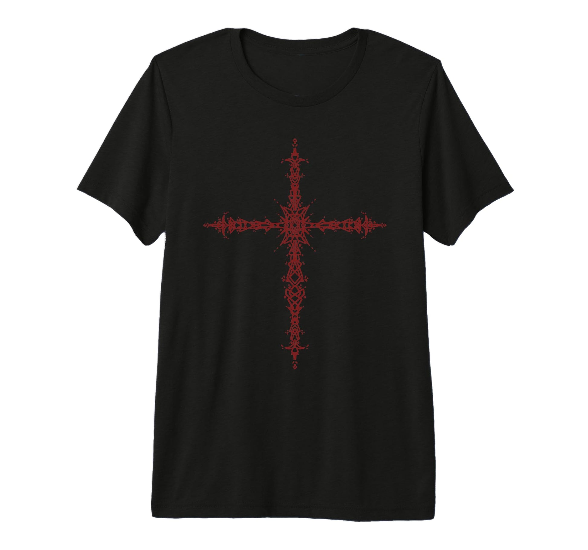 Y2K 90S Goth Cross Grunge Alt Emo Tri T-Shirt - Trendy Graphic for Adults - T-Shirt, Sweatshirt, Hoodie