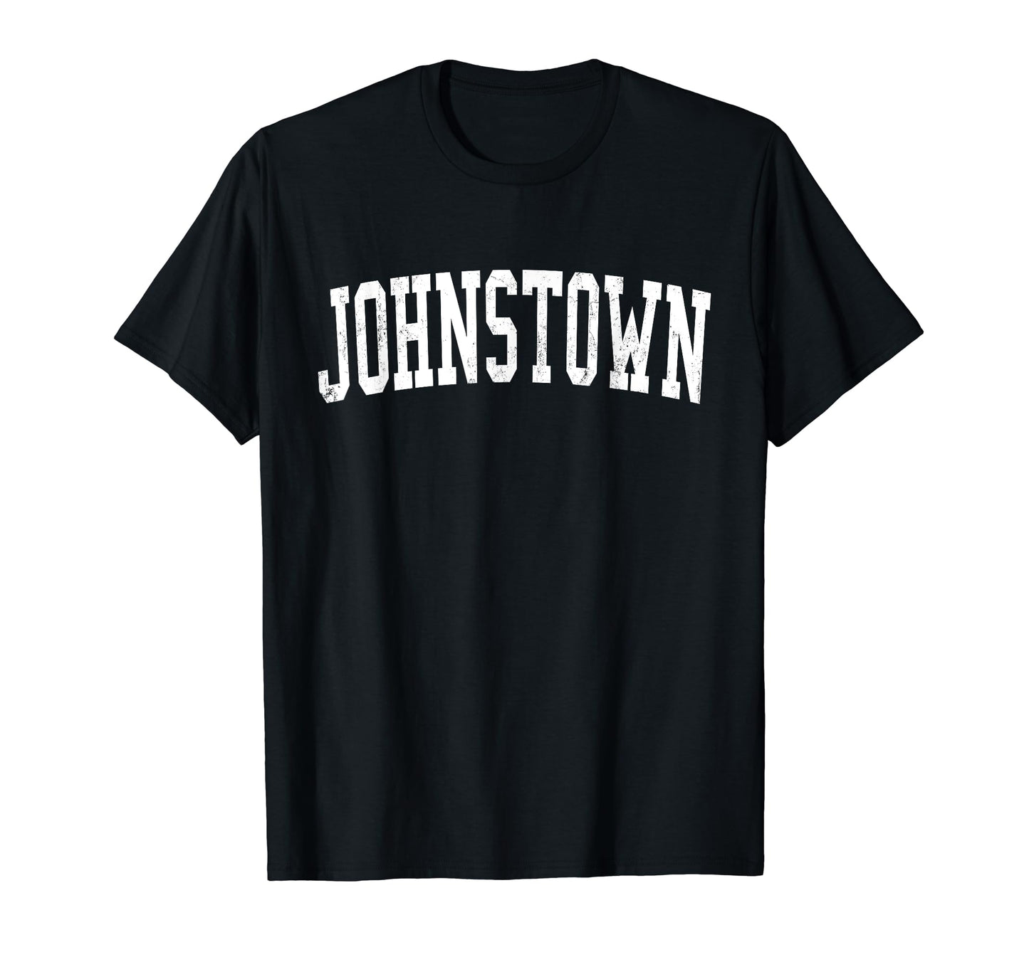 Johnstown Pa Distressed White Varsity T-Shirt - Custom Art Print Men Women - T-Shirt, Sweatshirt, Hoodie