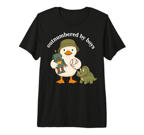 Outnumbered Funny Mom Mama Mom Life T-Shirt - Casual Everyday Wear Unisex - T-Shirt, Sweatshirt, Hoodie