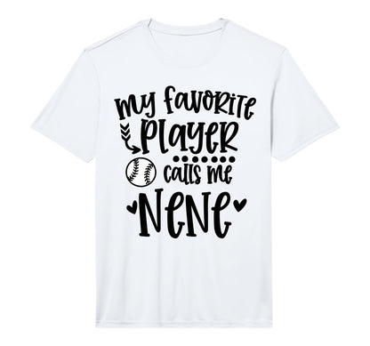 My Favorite Baseball Player Calls Me T-Shirt - Unique Graphic for Adults - T-Shirt, Sweatshirt, Hoodie