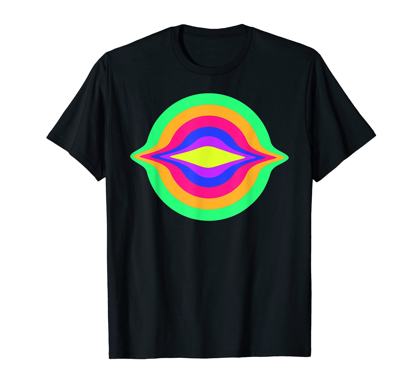 Drippy Yoga Trippy Glitch Multicolor T-Shirt - Fun Novelty Design Unisex - T-Shirt, Sweatshirt, Hoodie