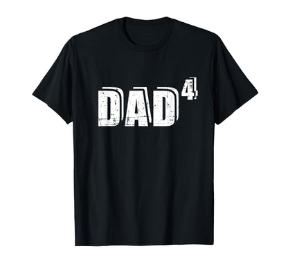 Vierfach Papa Vater Hoch 4 T-Shirt - Unique Graphic Unisex - T-Shirt, Sweatshirt, Hoodie
