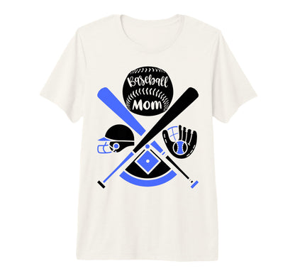Baseball Mom Sports Mother Mom Sport T-Shirt - Graphic Print Men Women - T-Shirt, Sweatshirt, Hoodie