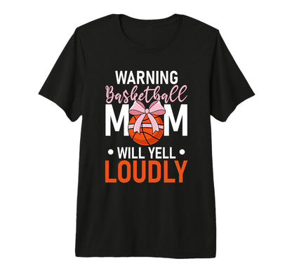 Game Day Basketball Mom Tri Blend T-Shirt - Novelty Apparel for Adults - T-Shirt, Sweatshirt, Hoodie