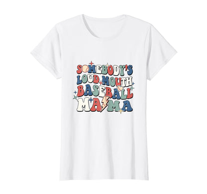 Baseball Mom Proud Moms T-Shirt - Custom Art Print Men Women - T-Shirt, Sweatshirt, Hoodie