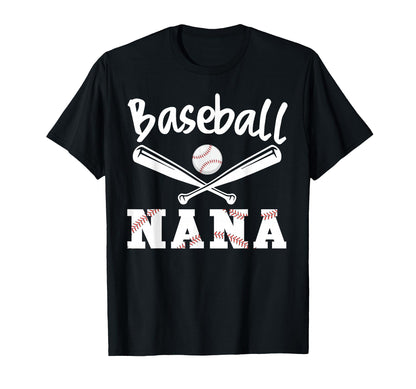 Funny Baseball Nana Sports Baseball T-Shirt - Novelty Apparel Men Women - T-Shirt, Sweatshirt, Hoodie