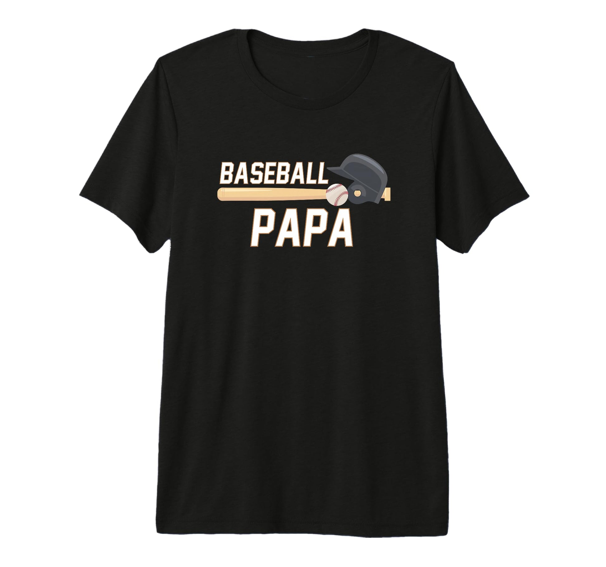Baseball Papa Fathers Day Baseball T-Shirt - Graphic Print Men Women - T-Shirt, Sweatshirt, Hoodie
