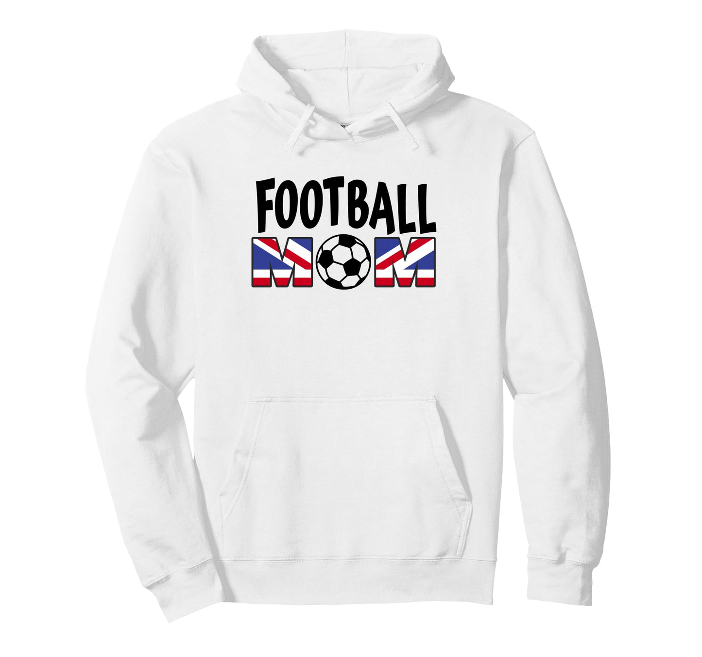 Football Mom Soccer Game Day Gift Proud Hoodie - Novelty Apparel Unisex - T-Shirt, Sweatshirt, Hoodie
