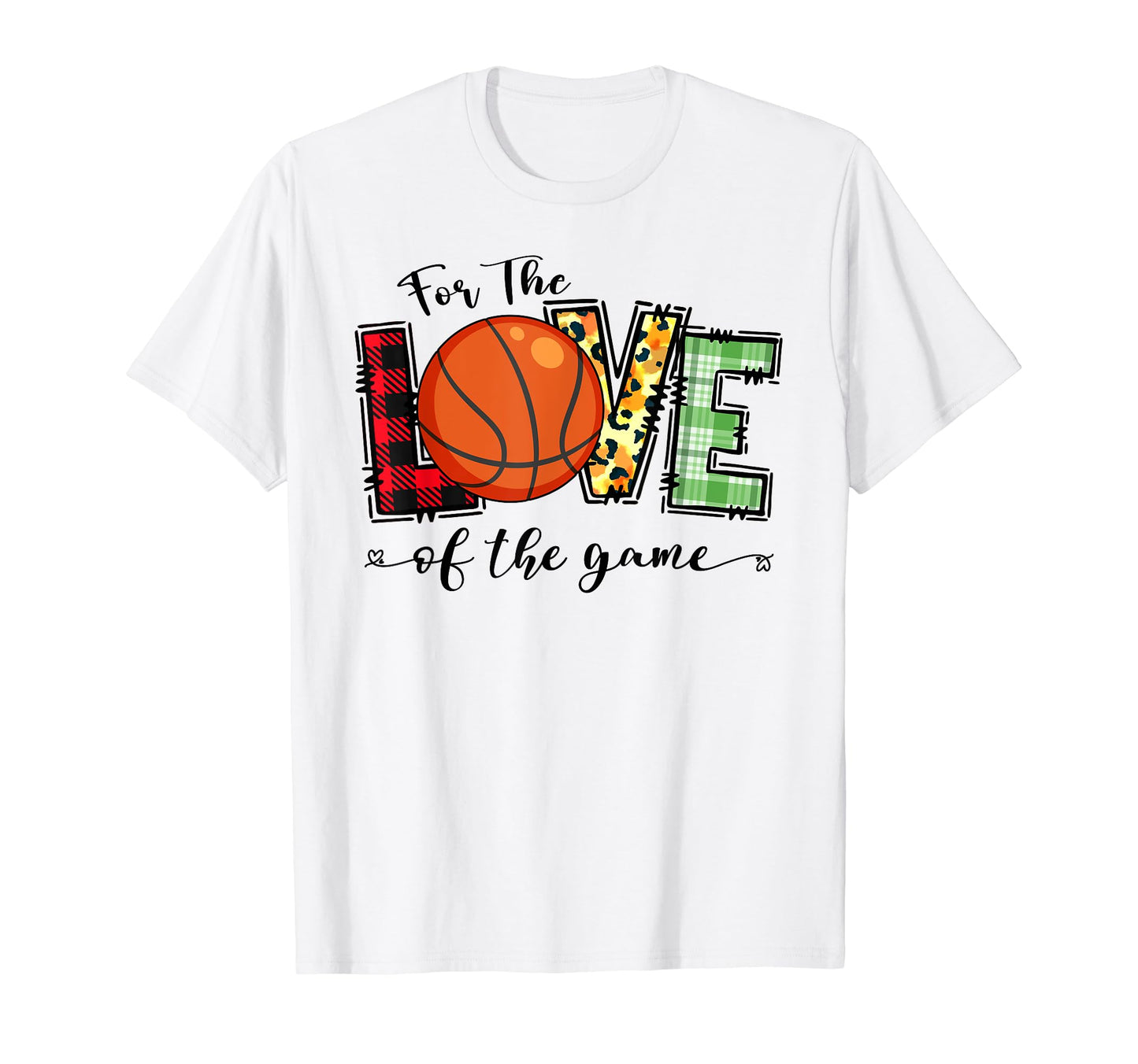 Love Game Day Basketball Mom T-Shirt - Minimalist Print for Adults - T-Shirt, Sweatshirt, Hoodie