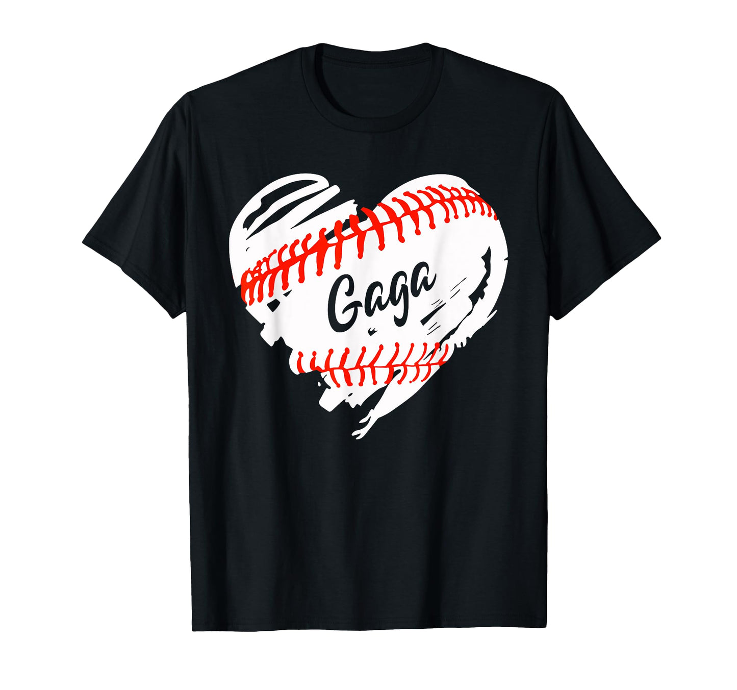 Baseball Heart Baseball Gaga Softball T-Shirt - Fun Novelty Design Unisex - T-Shirt, Sweatshirt, Hoodie