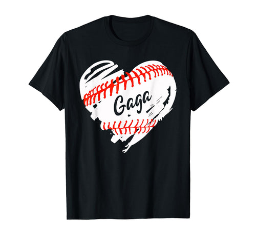 Baseball Heart Baseball Gaga Softball T-Shirt - Fun Novelty Design Unisex - T-Shirt, Sweatshirt, Hoodie