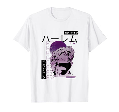 Vaporwave Statue Aesthetic Art Glitch T-Shirt - Fun Novelty Design Unisex - T-Shirt, Sweatshirt, Hoodie