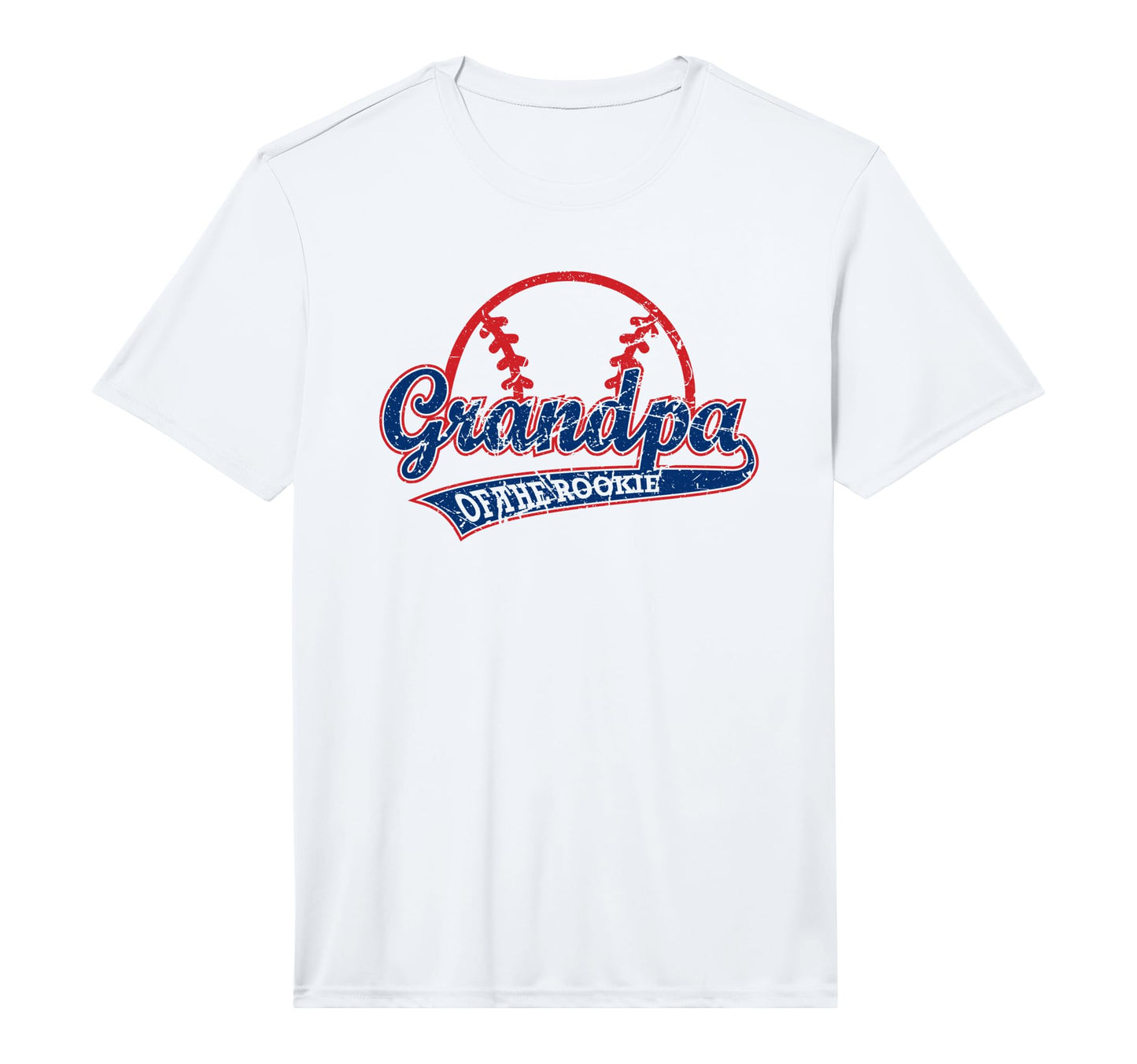 Mens Funny Baseball Grandpa Rookie T-Shirt - Minimalist Print Unisex - T-Shirt, Sweatshirt, Hoodie