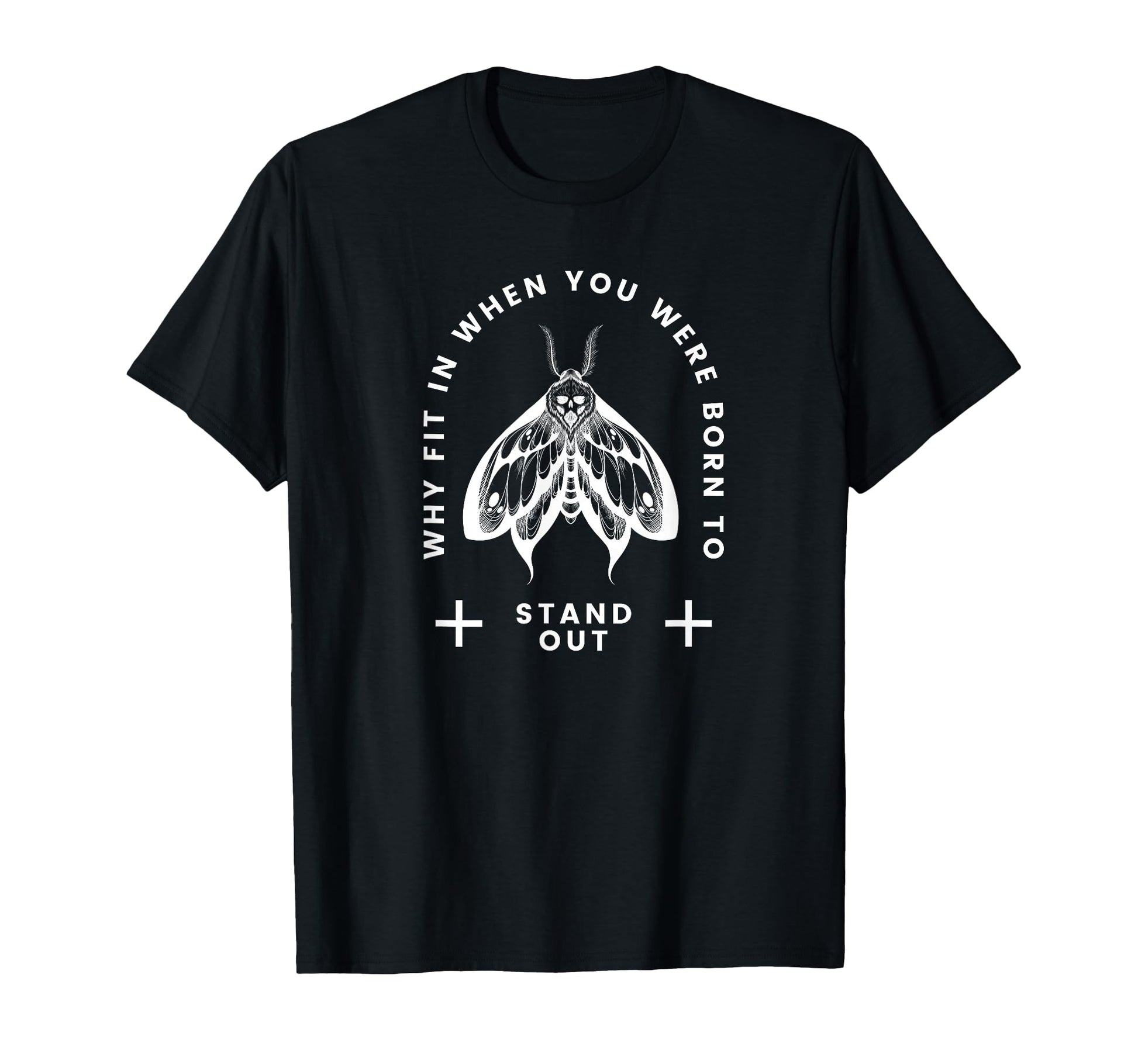 Butterfly Stand Out Y2K Grunge Aesthetic T-Shirt - Minimalist Print Unisex - T-Shirt, Sweatshirt, Hoodie