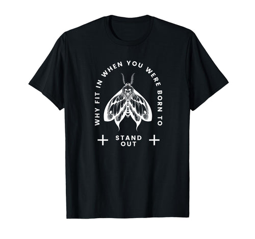 Butterfly Stand Out Y2K Grunge Aesthetic T-Shirt - Minimalist Print Unisex - T-Shirt, Sweatshirt, Hoodie