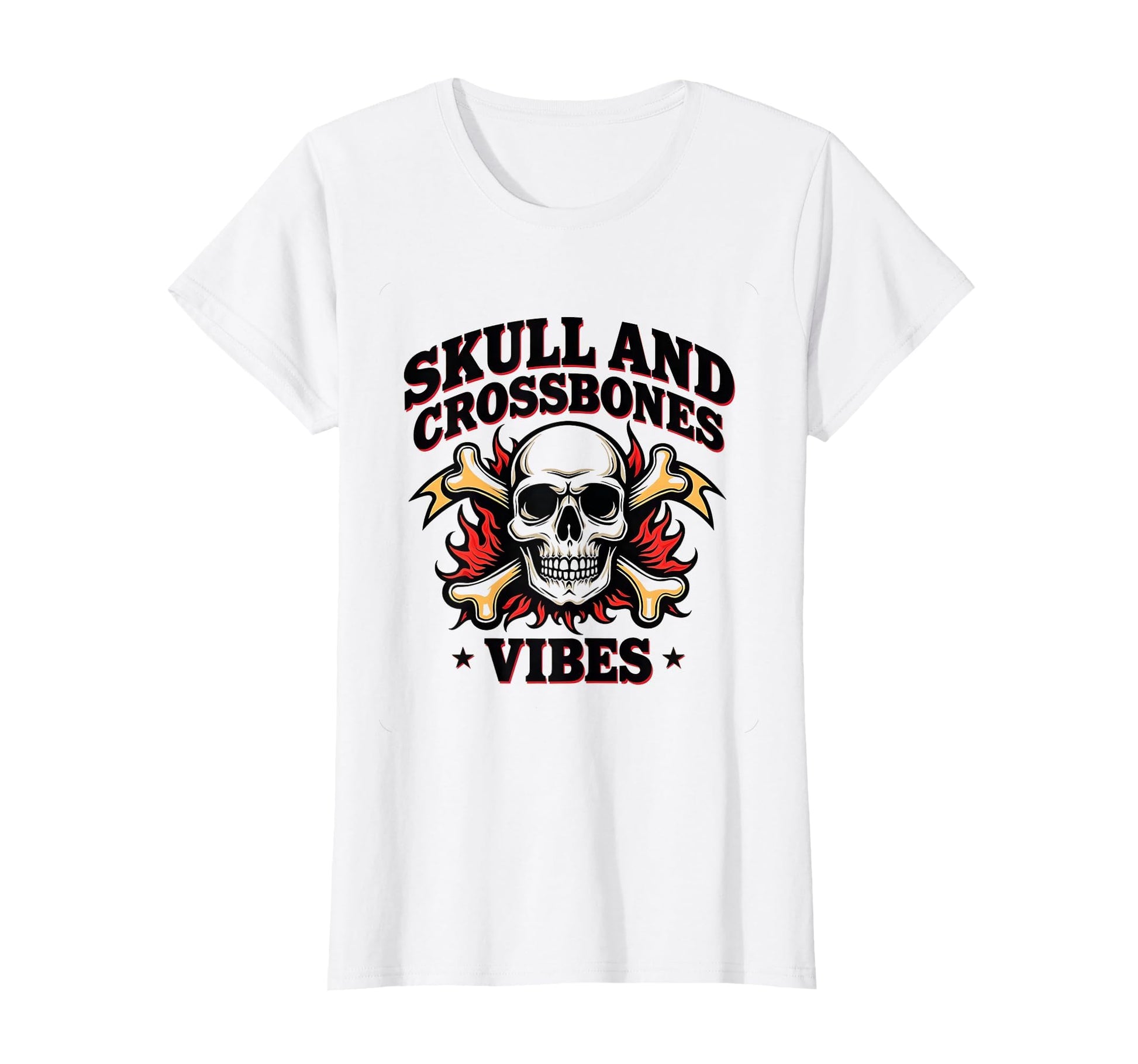 Skull And Crossbones Vibes T-Shirt - Casual Everyday Wear Unisex - T-Shirt, Sweatshirt, Hoodie