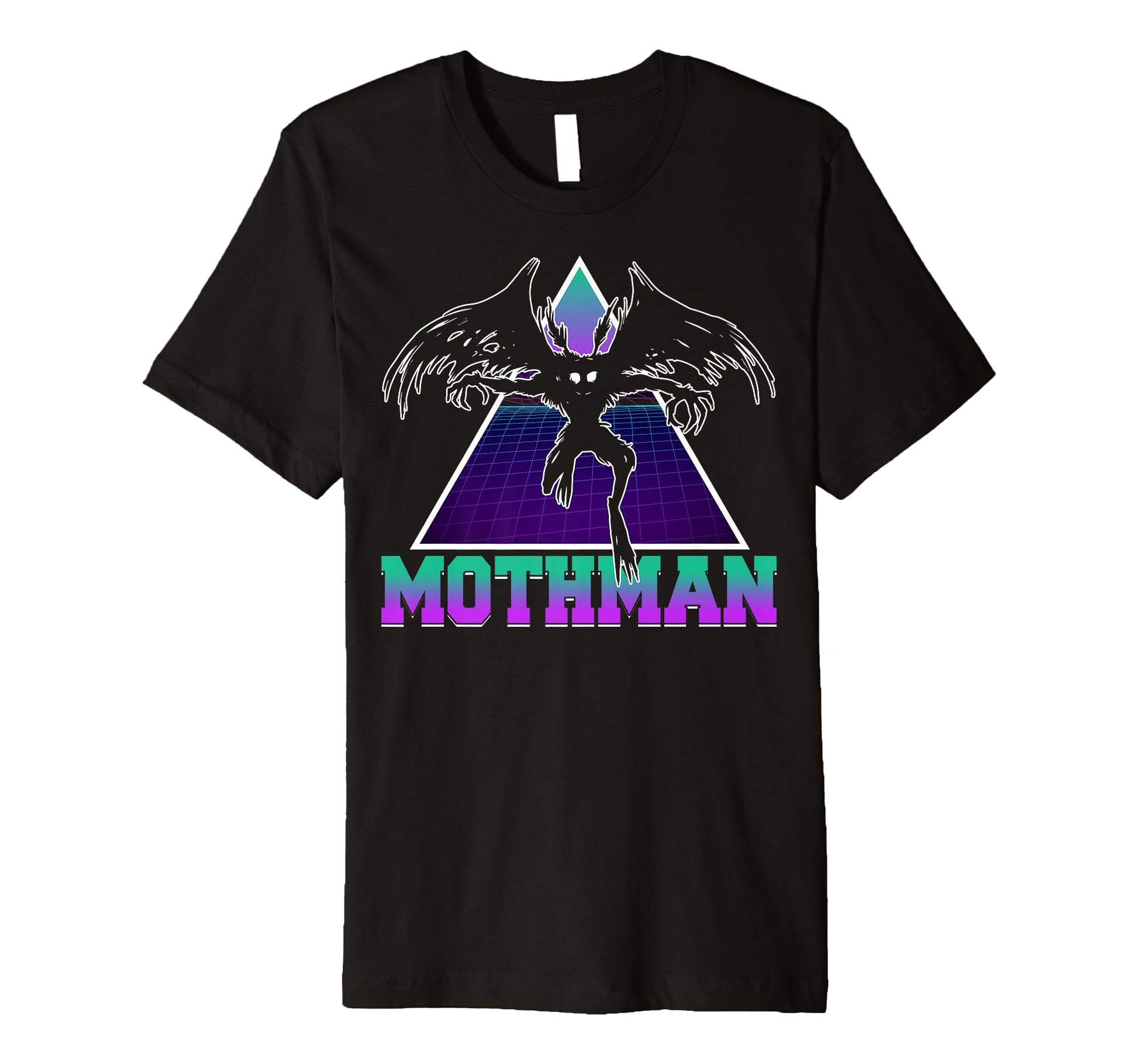 Vaporwave Aesthetic Mothman T-Shirt - Novelty Apparel for Adults - T-Shirt, Sweatshirt, Hoodie
