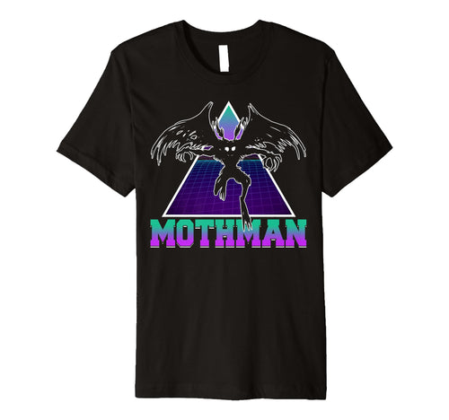 Vaporwave Aesthetic Mothman T-Shirt - Novelty Apparel for Adults - T-Shirt, Sweatshirt, Hoodie
